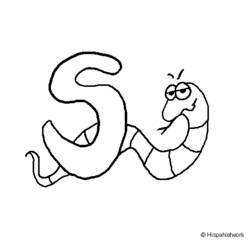 Dibujo para colorear: Serpiente (Animales) #14399 - Dibujos para Colorear e Imprimir Gratis