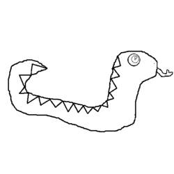 Dibujo para colorear: Serpiente (Animales) #14420 - Dibujos para Colorear e Imprimir Gratis