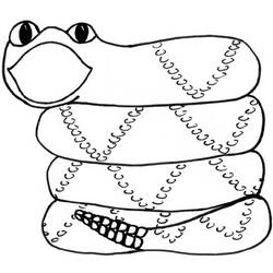 Dibujo para colorear: Serpiente (Animales) #14472 - Dibujos para Colorear e Imprimir Gratis