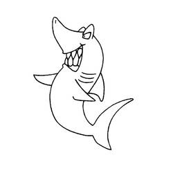 Dibujo para colorear: Tiburón (Animales) #14795 - Dibujos para Colorear e Imprimir Gratis
