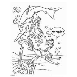 Dibujo para colorear: Tiburón (Animales) #14938 - Dibujos para Colorear e Imprimir Gratis