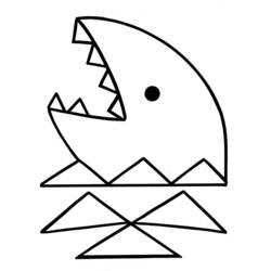 Dibujo para colorear: Tiburón (Animales) #14954 - Dibujos para Colorear e Imprimir Gratis