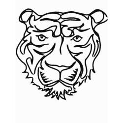 Dibujo para colorear: Tigre (Animales) #13628 - Dibujos para Colorear e Imprimir Gratis