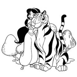 Dibujo para colorear: Tigre (Animales) #13640 - Dibujos para Colorear e Imprimir Gratis
