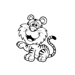 Dibujo para colorear: Tigre (Animales) #13783 - Dibujos para Colorear e Imprimir Gratis