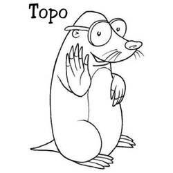 Dibujo Topo (Animales) #210778 para imprimir y colorear