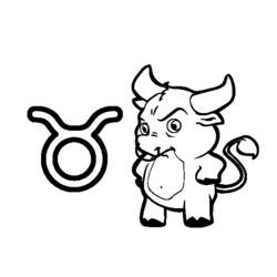 Dibujo para colorear: Toro (Animales) #13814 - Dibujos para Colorear e Imprimir Gratis