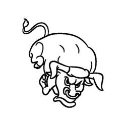 Dibujo para colorear: Toro (Animales) #13815 - Dibujos para Colorear e Imprimir Gratis