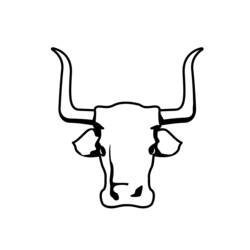 Dibujo para colorear: Toro (Animales) #13825 - Dibujos para Colorear e Imprimir Gratis