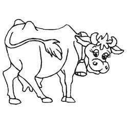 Dibujo para colorear: Toro (Animales) #13840 - Dibujos para Colorear e Imprimir Gratis