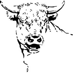 Dibujo para colorear: Toro (Animales) #13854 - Dibujos para Colorear e Imprimir Gratis