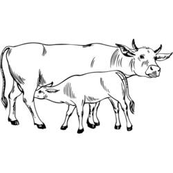 Dibujo para colorear: Toro (Animales) #13883 - Dibujos para Colorear e Imprimir Gratis