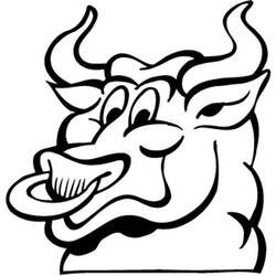 Dibujo para colorear: Toro (Animales) #13906 - Dibujos para Colorear e Imprimir Gratis