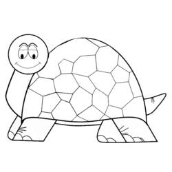 Dibujo para colorear: Tortuga (Animales) #13464 - Dibujos para Colorear e Imprimir Gratis