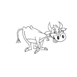 Dibujo para colorear: Vaca (Animales) #13381 - Dibujos para Colorear e Imprimir Gratis