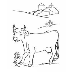 Dibujo Vaca (Animales) #178296 para imprimir y colorear