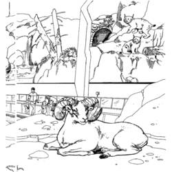 Dibujo para colorear: Zoo (Animales) #12678 - Dibujos para Colorear e Imprimir Gratis