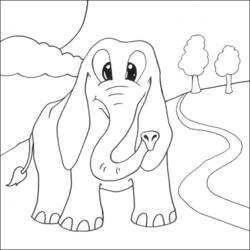 Dibujo para colorear: Zoo (Animales) #12857 - Dibujos para Colorear e Imprimir Gratis