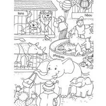 Dibujo para colorear: Zoológico (Animales) #12638 - Dibujos para Colorear e Imprimir Gratis