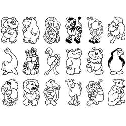 Dibujo para colorear: Zoológico (Animales) #12640 - Dibujos para Colorear e Imprimir Gratis