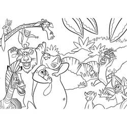 Dibujo para colorear: Zoológico (Animales) #12676 - Dibujos para Colorear e Imprimir Gratis