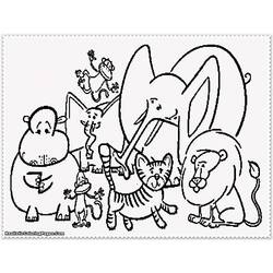 Dibujo para colorear: Zoológico (Animales) #12812 - Dibujos para Colorear e Imprimir Gratis