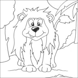 Dibujo para colorear: Zoológico (Animales) #12847 - Dibujos para Colorear e Imprimir Gratis