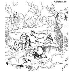 Dibujo para colorear: Zoológico (Animales) #12848 - Dibujos para Colorear e Imprimir Gratis