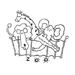 Dibujo Zoológico (Animales) #201761 para imprimir y colorear