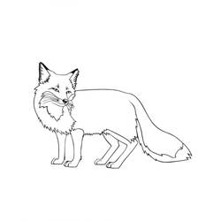 Dibujo Zorro (Animales) #179478 para imprimir y colorear