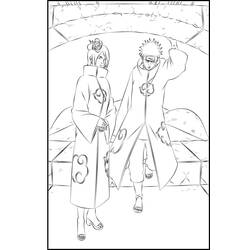 Dibujo para colorear: Akatsuki (Anime y Manga) #212866 - Dibujos para Colorear e Imprimir Gratis