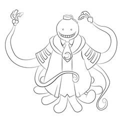 Dibujo para colorear: Assassination Classroom (Anime y Manga) #184475 - Dibujos para Colorear e Imprimir Gratis