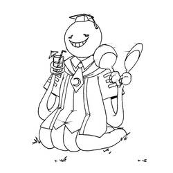 Dibujo para colorear: Assassination Classroom (Anime y Manga) #184479 - Dibujos para Colorear e Imprimir Gratis