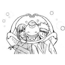 Dibujo para colorear: Assassination Classroom (Anime y Manga) #184481 - Dibujos para Colorear e Imprimir Gratis