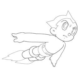 Dibujos para colorear: Astro Boy - Dibujos para Colorear e Imprimir Gratis