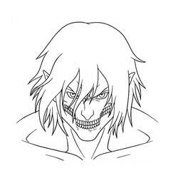 Dibujos para colorear: Ataque a los Titanes - Dibujos para Colorear e Imprimir Gratis