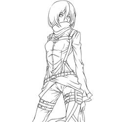 Dibujo Ataque a los Titanes (Anime y Manga) #182965 para imprimir y colorear