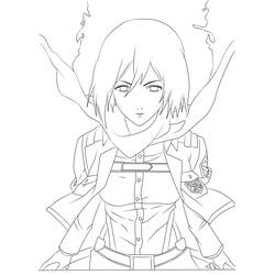 Dibujo Ataque a los Titanes (Anime y Manga) #182968 para imprimir y colorear