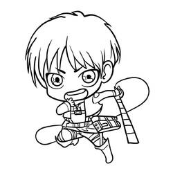 Dibujo Ataque a los Titanes (Anime y Manga) #182970 para imprimir y colorear