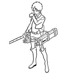 Dibujo Ataque a los Titanes (Anime y Manga) #182979 para imprimir y colorear