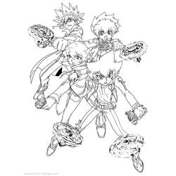 Dibujo Beyblade (Anime y Manga) #184942 para imprimir y colorear