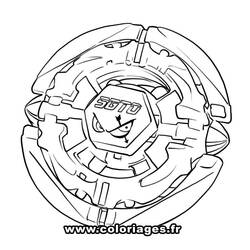 Dibujos para colorear: Beyblade - Dibujos para Colorear e Imprimir Gratis