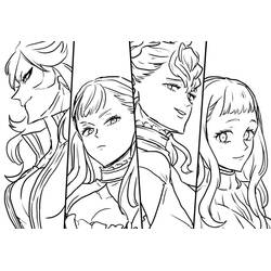 Dibujo Black Clover (Anime y Manga) #208033 para imprimir y colorear