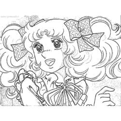 Dibujos para colorear: Candy Candy - Dibujos para Colorear e Imprimir Gratis