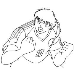 Dibujo para colorear: Captain Tsubasa (Anime y Manga) #188917 - Dibujos para Colorear e Imprimir Gratis