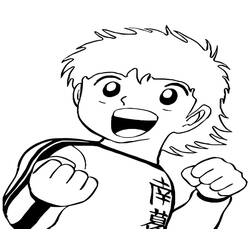 Dibujos para colorear: Captain Tsubasa - Dibujos para Colorear e Imprimir Gratis