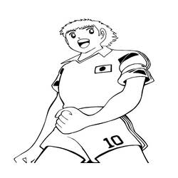 Dibujo para colorear: Captain Tsubasa (Anime y Manga) #188921 - Dibujos para Colorear e Imprimir Gratis
