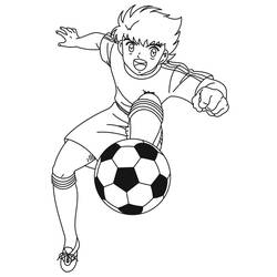 Dibujo para colorear: Captain Tsubasa (Anime y Manga) #188927 - Dibujos para Colorear e Imprimir Gratis