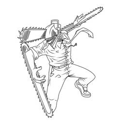 Dibujos para colorear: Chainsaw Man - Dibujos para Colorear e Imprimir Gratis