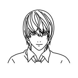 Dibujos para colorear: Death Note - Dibujos para Colorear e Imprimir Gratis